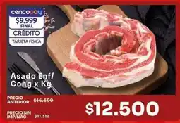 Makro Asado enf cong x kg oferta