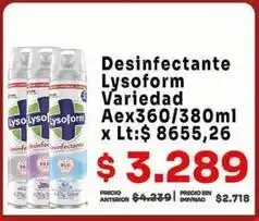 Lysoform - desinfectante