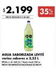 Disco Agua saborizada oferta