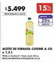 Disco Aceite de girasol oferta