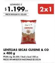 Disco Lentejas secas oferta