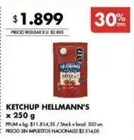 Disco Hellmann's - ketchup oferta