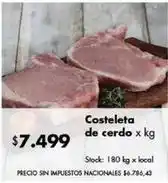 Disco Costeleta de cerdo oferta