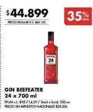 Disco Beefeater - gin beefeater 24 x 700 ml oferta