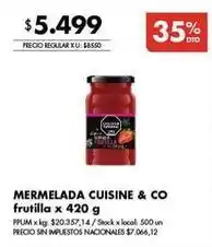 Disco Mermelada frutilla oferta
