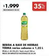 Disco Terma - bebida a base de hierbas oferta