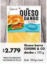 Disco Cuisine - queso barra oferta