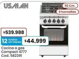 Coto Cocina a gas compact 4777 cod. 582291 oferta