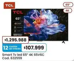 Coto Tcl - smart tv led 65 4k 65v6c oferta