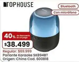 Coto Top house - parlante karaoke sk894bt oferta