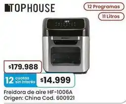Coto Top house - freidora de aire hf-1006a oferta