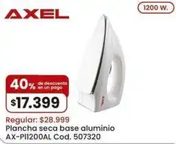 Coto Axel - plancha seca base aluminio ax-pi1200al cod. 507320 oferta