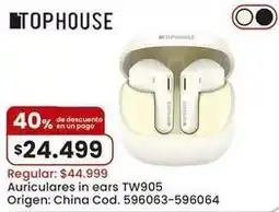 Coto Origen - auriculares in ears tw905 cod. 596063-596064 oferta