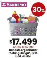 Coto Canasto organizador rectangular oferta