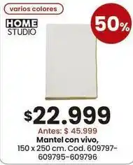 Coto Mantel con vivo, 150 x 250 cm. cod. 609797-609795-609796 oferta