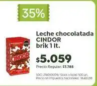 Jumbo Cindor - leche chocolatada brik oferta