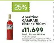 Jumbo Campari - aperitivo bitter x 750 ml oferta