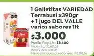 Jumbo Variedad - galletitas + jugo oferta