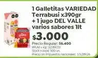 Jumbo Variedad - galletitas variadad + jugo oferta
