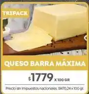 Jumbo Máxima - queso barra máxima oferta