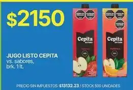 Cepita - jugo listo