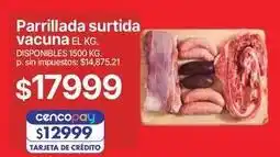Supermercados Vea Parrillada surtida vacuna oferta