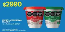 Supermercados Vea La serenísima - queso la serenísima clásico vs. sabores oferta
