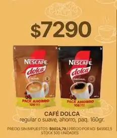 Supermercados Vea Nescafé - café dolca oferta