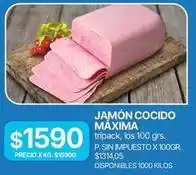 Supermercados Vea Máxima - jamón cocido oferta