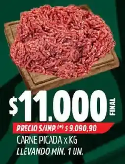 Supermercados Yaguar Carne picada oferta