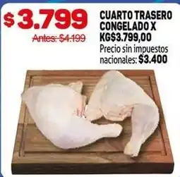 Makro Cuarto trasero congelado x kg oferta