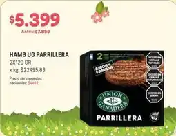 Makro Union ganadera - hamb ug parrillera oferta
