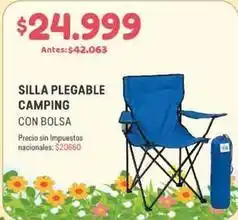 Makro Silla plegable camping con bolsa oferta