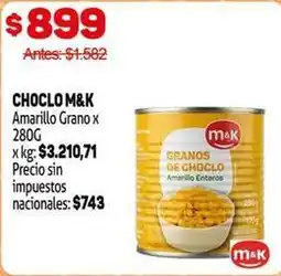 Makro M&k - cho clo amarillo grano oferta