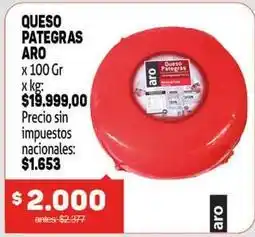 Makro Aro - queso pategras aro oferta