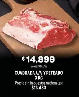 Makro Cuadrada a/v y feteado oferta