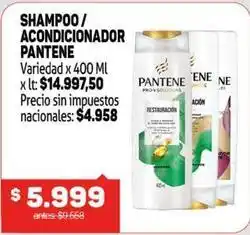 Makro Pantene - shampoo / acondicionador oferta