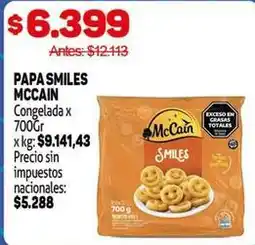 Makro Papa smiles congelada oferta