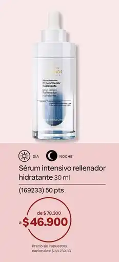 Natura Sérum intensivo rellenador hidratante 30 ml (169233) 50 pts oferta