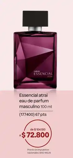 Natura Natura - essencial atral eau de parfum masculino 100 ml oferta