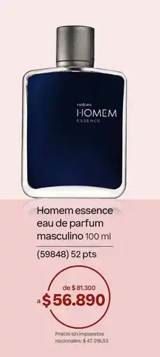 Natura Natura - homem essence eau de parfum masculino 100 ml (59848) oferta
