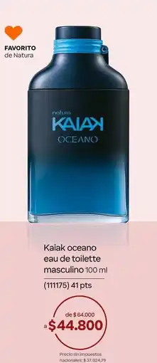 Natura Natura - kaiak oceano eau de toilette masculino 100 ml (111175) oferta