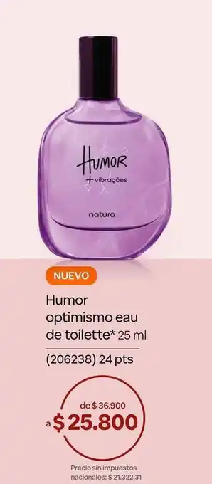 Natura - humor optimismo eau de toilette* 25 ml (206238)