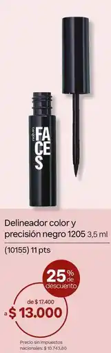 Natura Natura - delineador color y precisión negro 1205 oferta