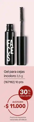 Natura Natura - gel para cejas incoloro 3,5 g (167192) oferta