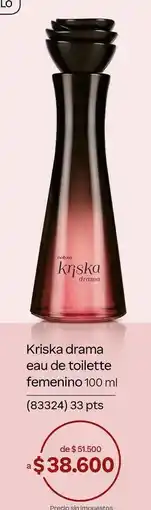 Natura Kriska drama eau de toilette femenino 100 ml (83324) oferta