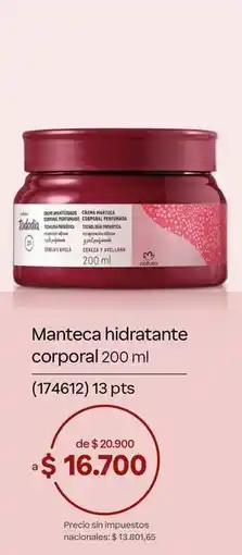 Natura Natura - manteca hidratante corporal 200 ml (174612) oferta