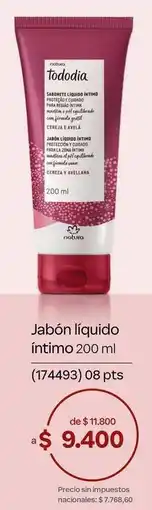 Natura Natura - jabón líquido íntimo 200 ml oferta