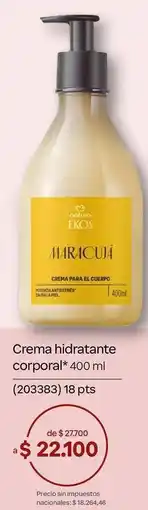 Natura Natura - crema hidratante corporal oferta