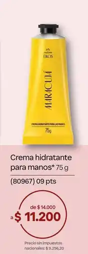 Natura Natura - crema hidratante para manos 75 g (80967) 09 pts oferta